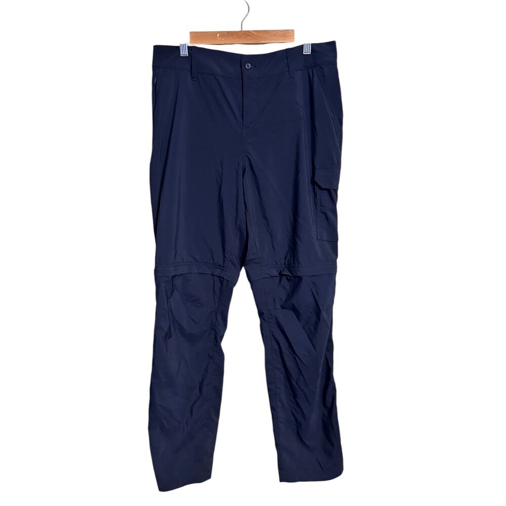 Columbia Navy Blue Zip Away Outdoor Pants Women's Size 12